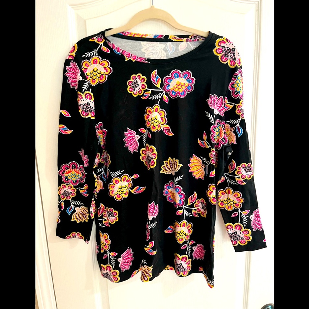 Women’s XL Kim Rogers Perfectly Soft Long Sleeve Top